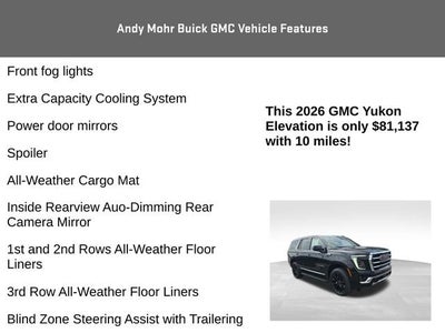 2026 GMC Yukon Elevation