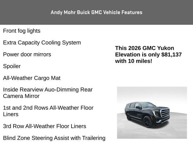 2026 GMC Yukon Elevation