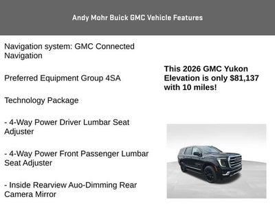 2026 GMC Yukon Elevation