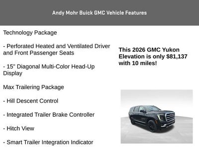 2026 GMC Yukon Elevation