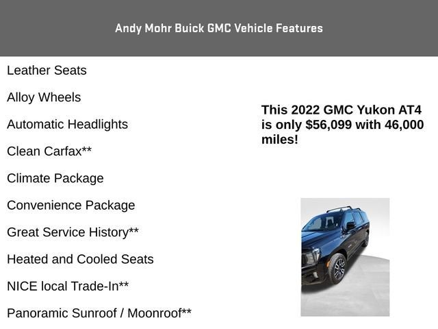 2022 GMC Yukon AT4