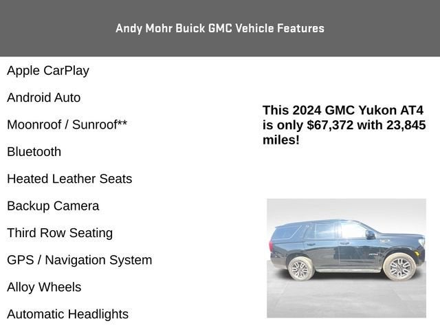 2024 GMC Yukon AT4
