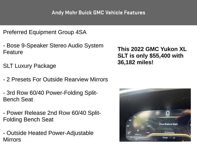 2022 GMC Yukon XL SLT