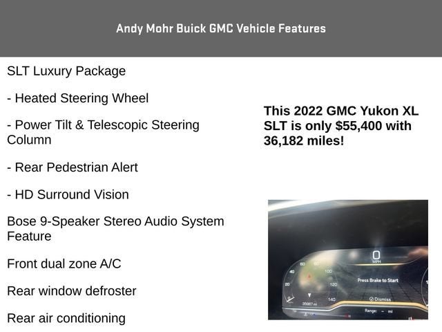 2022 GMC Yukon XL SLT