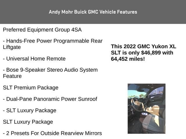 2022 GMC Yukon XL SLT