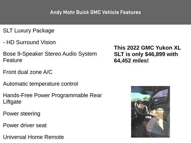 2022 GMC Yukon XL SLT