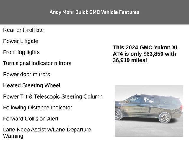 2024 GMC Yukon XL AT4