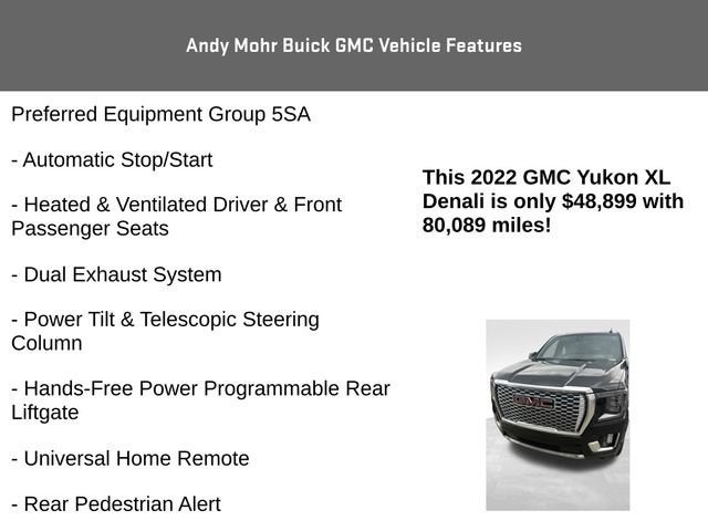2022 GMC Yukon XL Denali