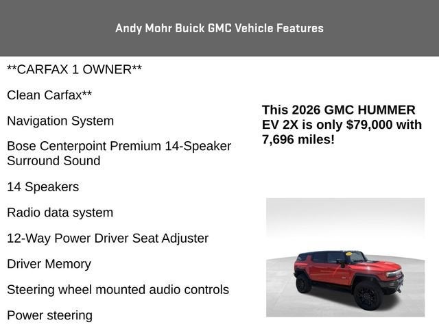 2026 GMC HUMMER EV SUV 2X