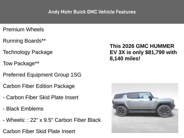 2026 GMC HUMMER EV SUV 3X