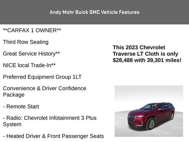 2023 Chevrolet Traverse LT Cloth