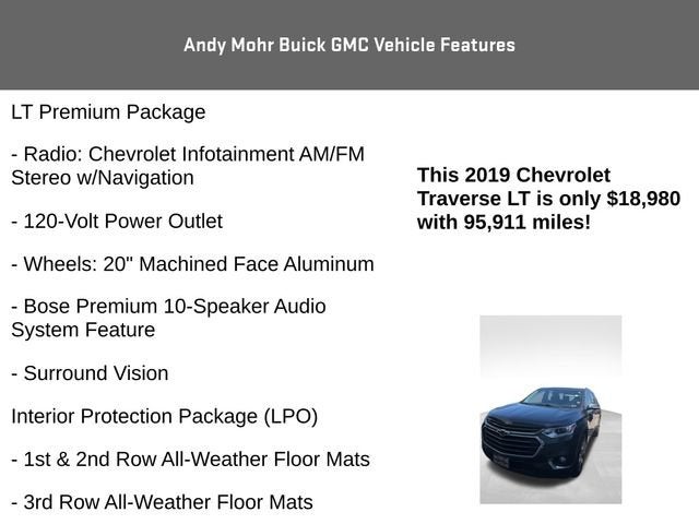 2019 Chevrolet Traverse LT Leather