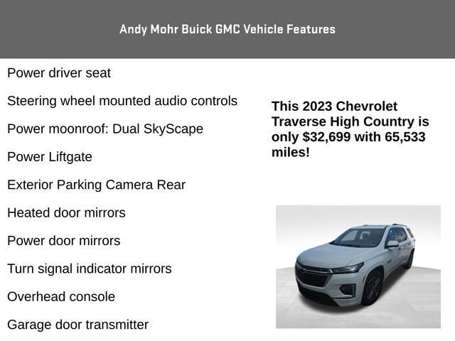 2023 Chevrolet Traverse High Country