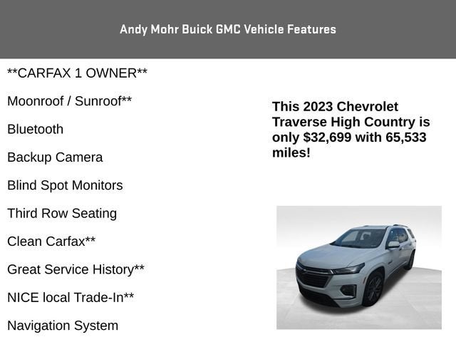 2023 Chevrolet Traverse High Country