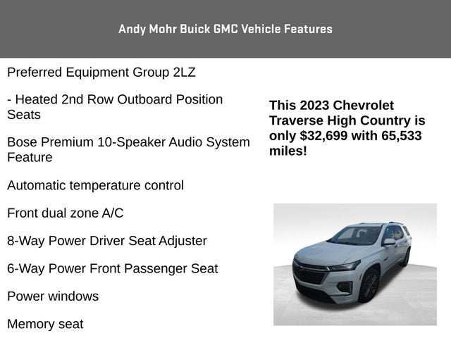 2023 Chevrolet Traverse High Country