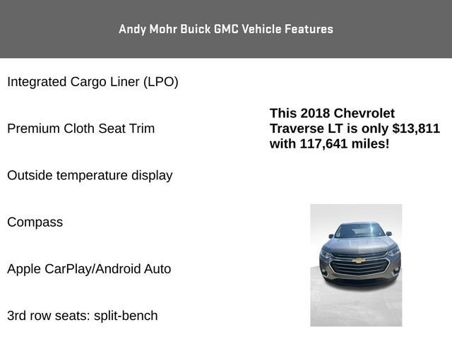 2018 Chevrolet Traverse LT Cloth