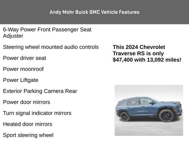 2024 Chevrolet Traverse RS