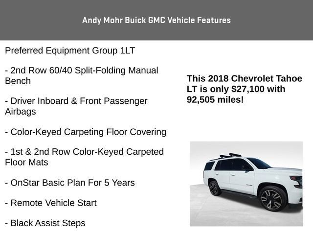 2018 Chevrolet Tahoe LT