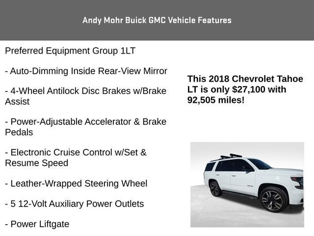 2018 Chevrolet Tahoe LT