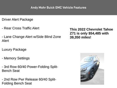 2022 Chevrolet Tahoe Z71