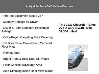 2022 Chevrolet Tahoe Z71