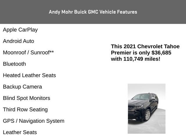2021 Chevrolet Tahoe Premier