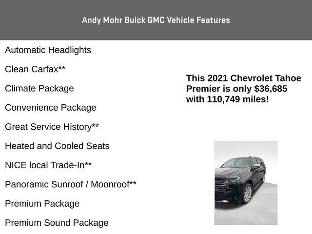 2021 Chevrolet Tahoe Premier