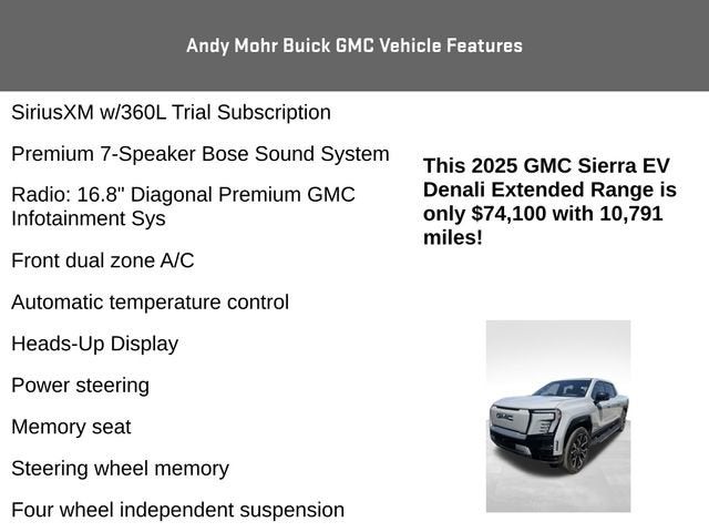 2025 GMC Sierra EV Extended Range Denali