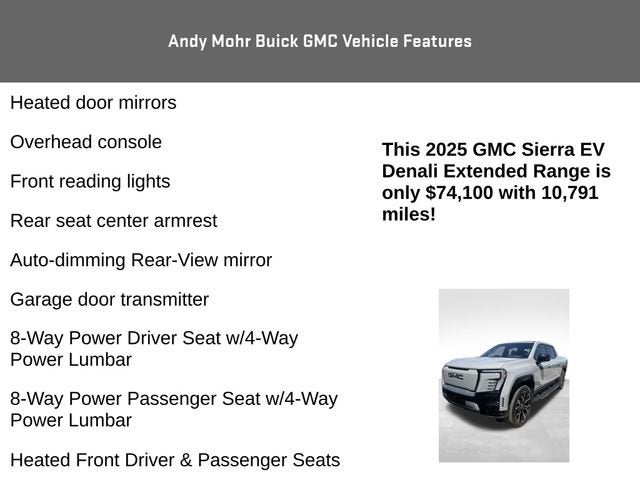2025 GMC Sierra EV Extended Range Denali