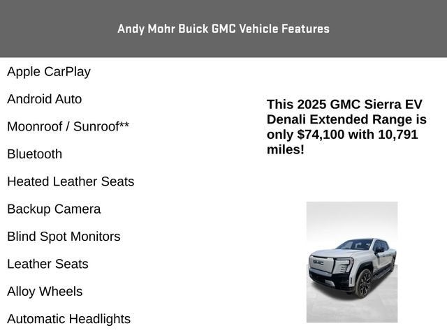 2025 GMC Sierra EV Extended Range Denali