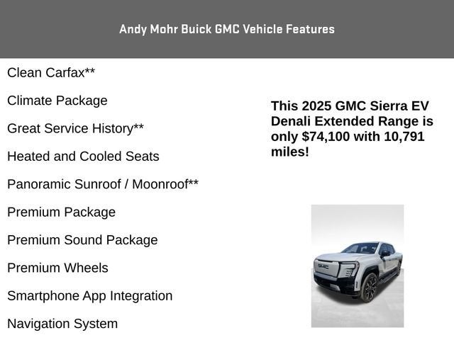 2025 GMC Sierra EV Extended Range Denali