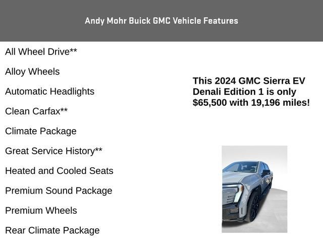2024 GMC Sierra EV Denali Edition 1