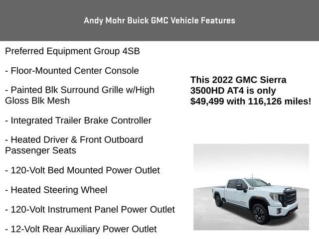 2022 GMC Sierra 3500 HD AT4