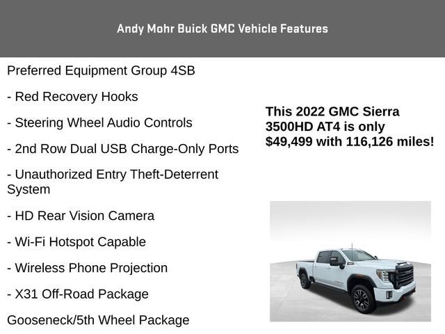 2022 GMC Sierra 3500 HD AT4