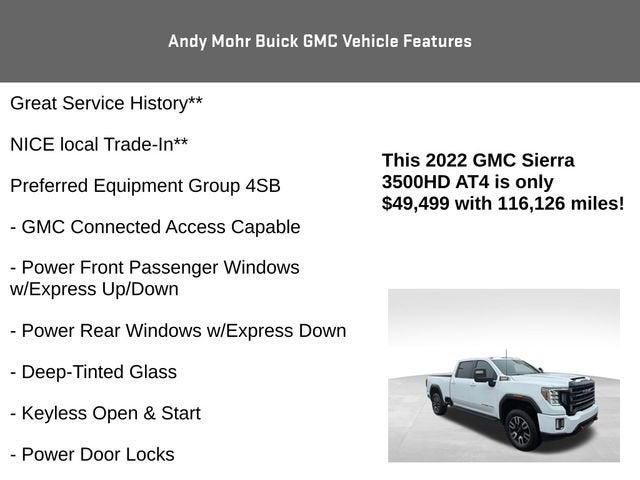 2022 GMC Sierra 3500 HD AT4