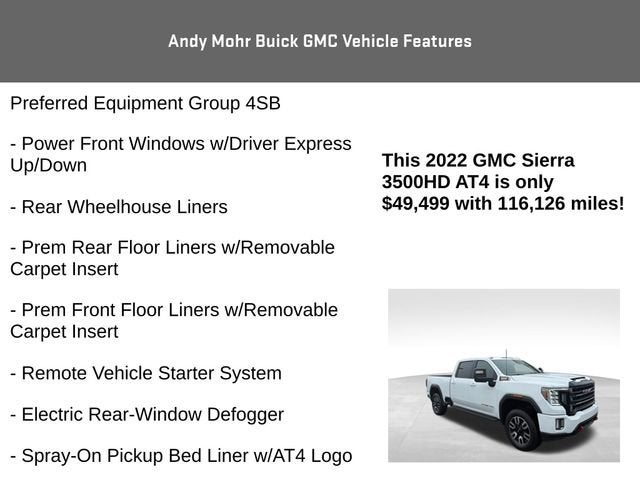 2022 GMC Sierra 3500 HD AT4