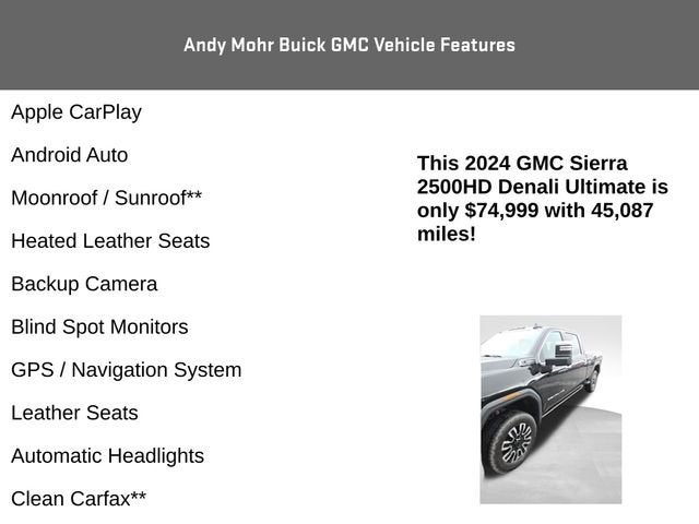2024 GMC Sierra 2500 HD Denali Ultimate