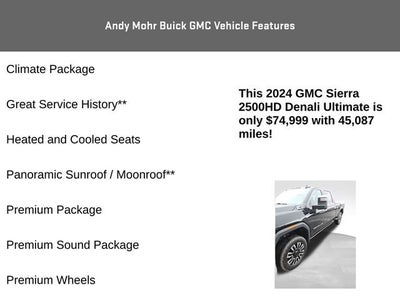 2024 GMC Sierra 2500 HD Denali Ultimate