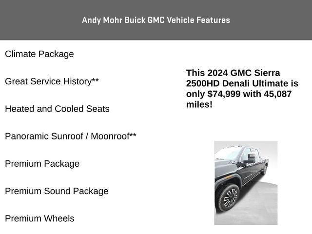 2024 GMC Sierra 2500 HD Denali Ultimate