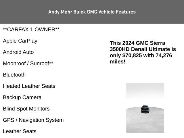 2024 GMC Sierra 3500 HD Denali Ultimate DRW