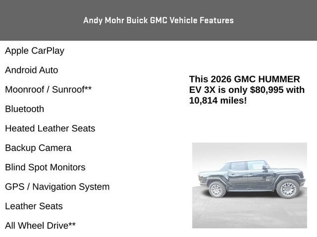 2026 GMC HUMMER EV Pickup 3X
