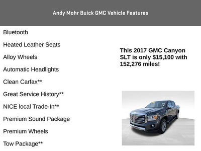 2017 GMC Canyon 4WD SLT