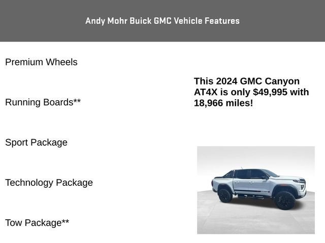 2024 GMC Canyon AT4X