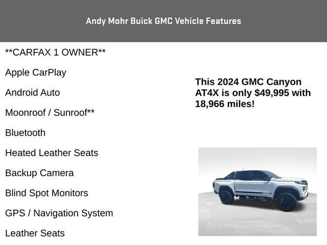 2024 GMC Canyon AT4X