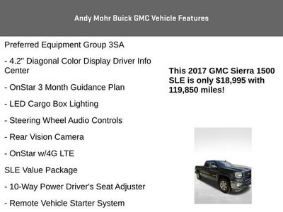 2017 GMC Sierra 1500 SLE