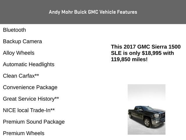2017 GMC Sierra 1500 SLE