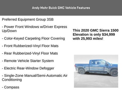 2020 GMC Sierra 1500 Elevation