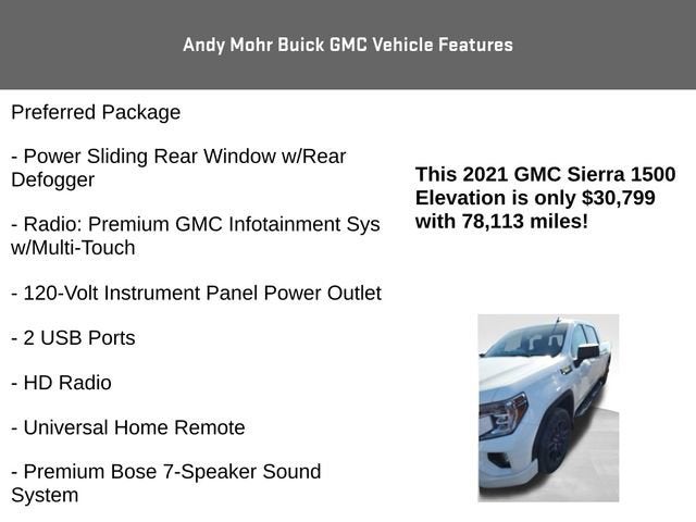 2021 GMC Sierra 1500 Elevation