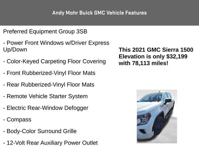 2021 GMC Sierra 1500 Elevation