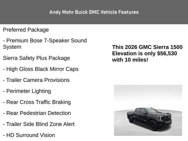 2026 GMC Sierra 1500 Elevation